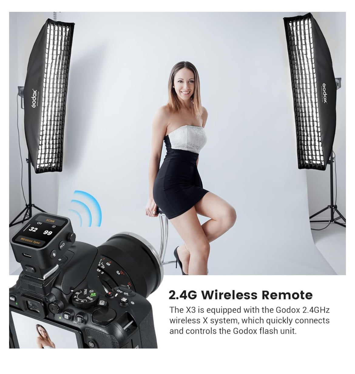 Godox X3-S Touchscreen TTL Wireless Flash Trigger