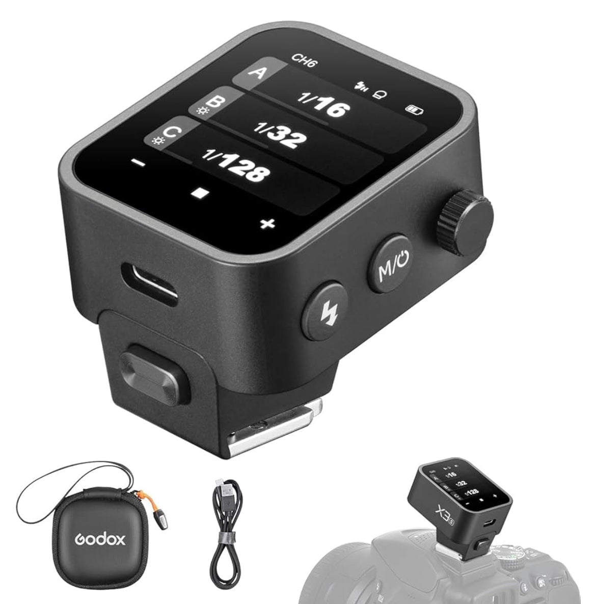 Godox X3-S Touchscreen TTL Wireless Flash Trigger